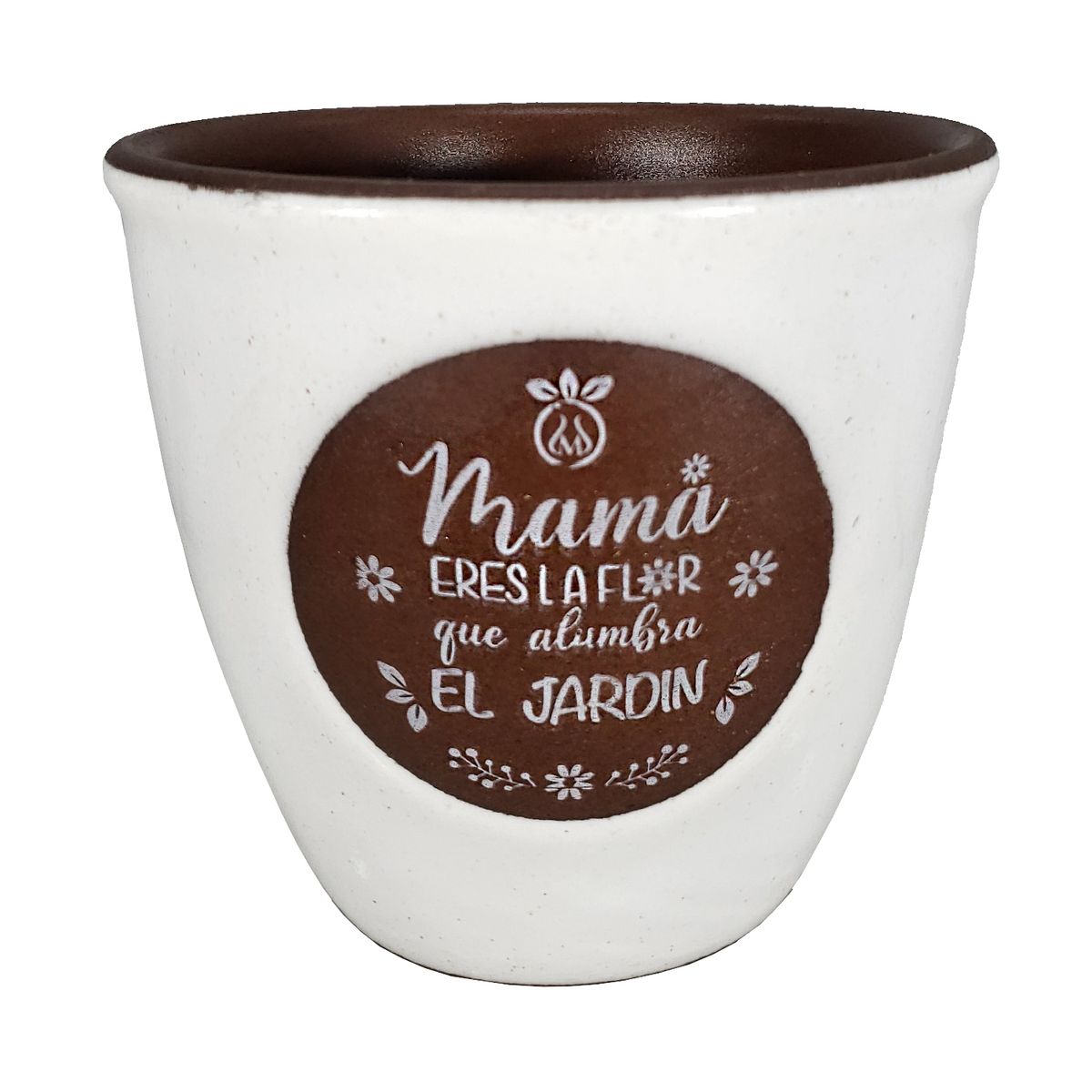 MESTIZA - Set Macetero con mensaje para las Mamas y su plato