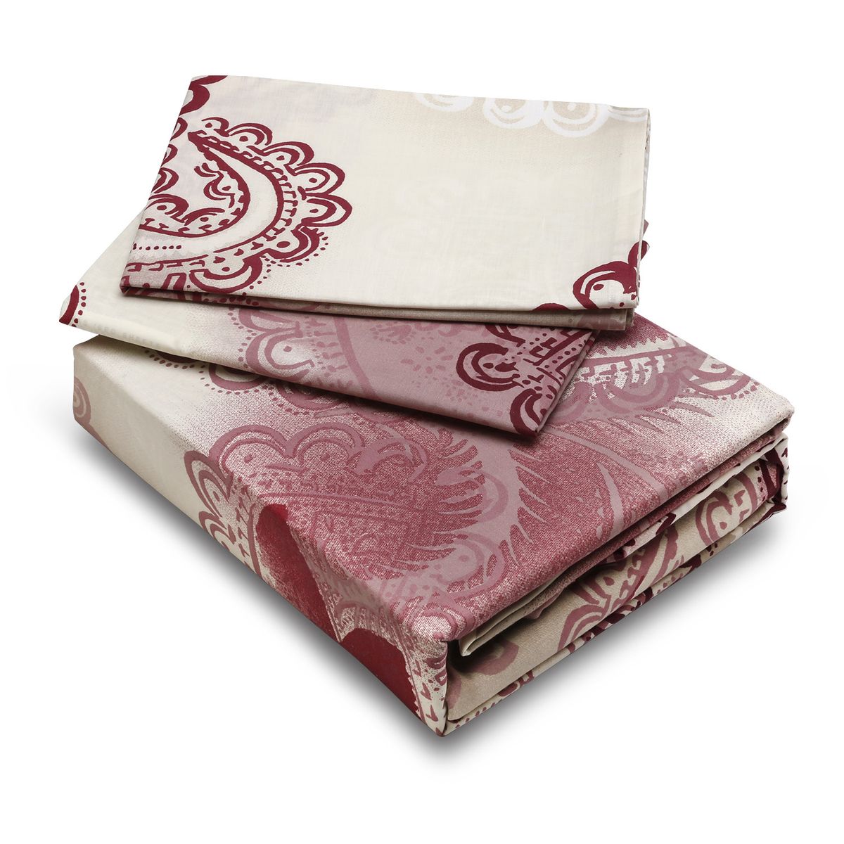 MALLORCA - Juego de Sabanas 144 Hilos King Vilafranca Burdeo