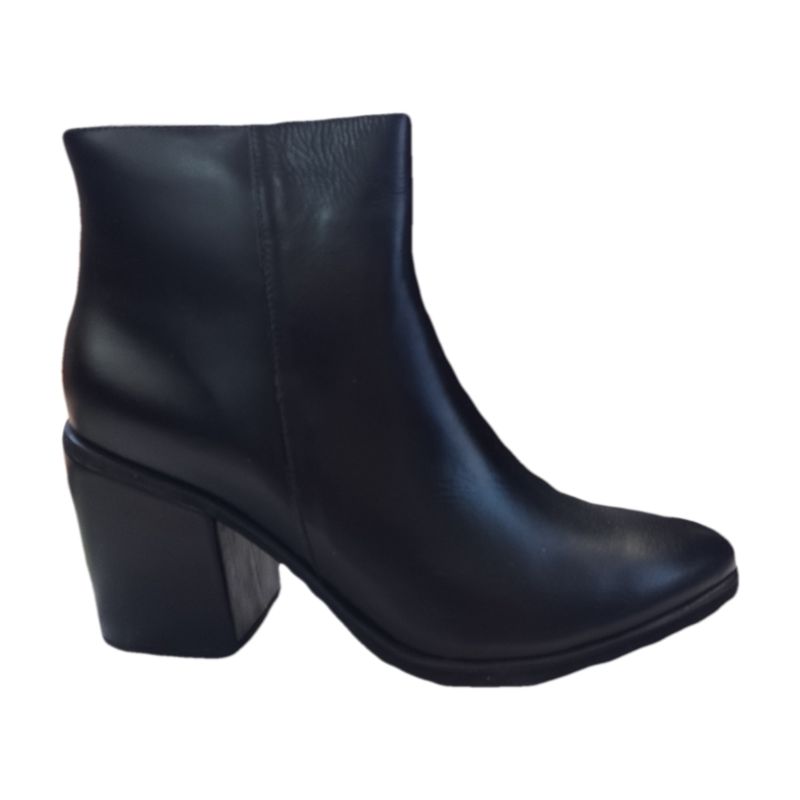 TAKONES Y ZAPATOS - Botin Mujer Cuero   Kosáro  Napolitano Victoria - Negro