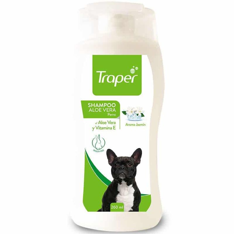 TRAPER - Traper Shampoo Perro con Aloe Vera, 260ml