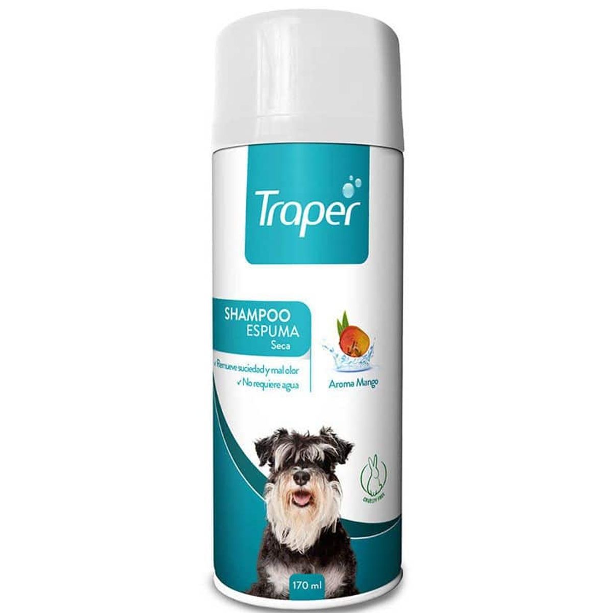 TRAPER - Shampoo Espuma Traper Para Perro 170ml