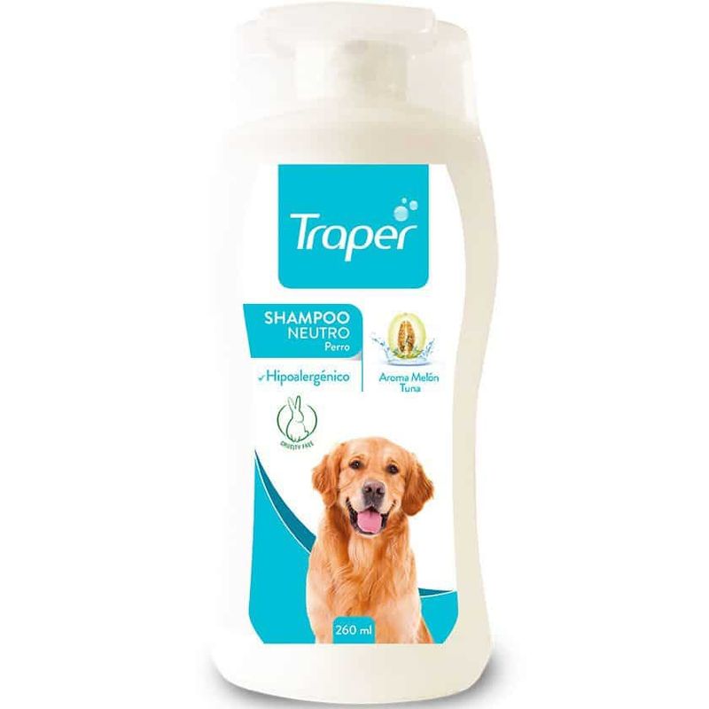 TRAPER - Traper Shampoo Neutro Hipoalergenico Perro 260ml