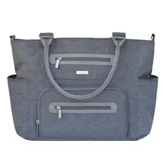 JJ COLE - Bolso Pañalero Caprice Diaper Bag Gris