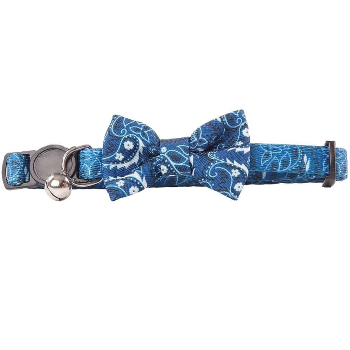 PAWISE - Collar Pawise Ajustable Diseño Humita Azul Para Gato