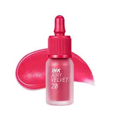 PERIPERA - Tinta Labial INK AIRY VELVET 020 BEAUTIFUL CORAL PINK - Cosmética Coreana