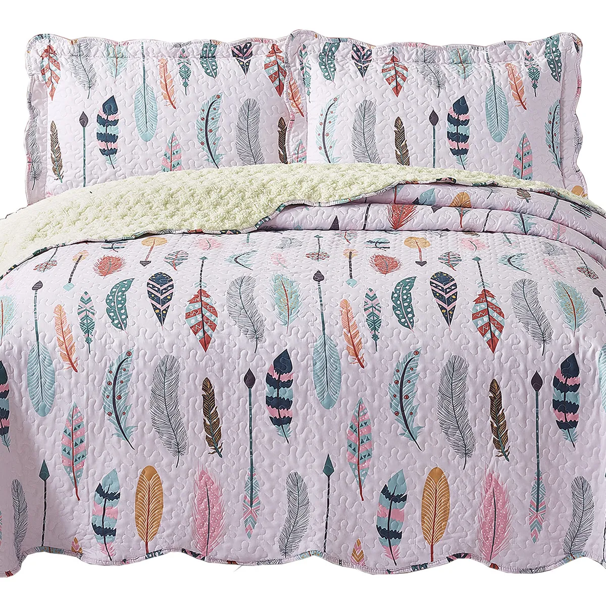 MALLORCA - Quilt Sherpa Plumas 2 Plazas