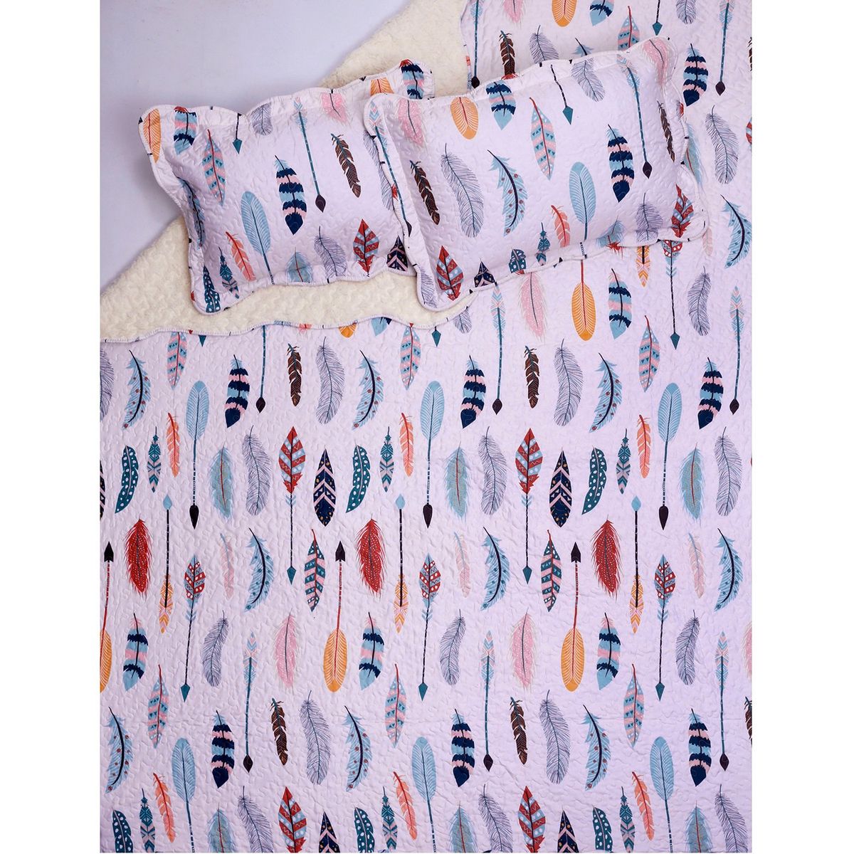 MALLORCA - Quilt Sherpa Plumas 2 Plazas