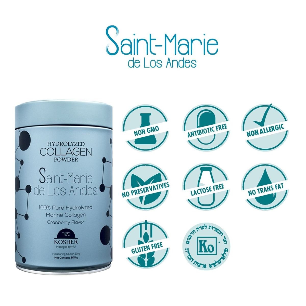 SAINT MARIE DE LOS ANDES - COLAGENO HIDROLIZADO MARINO KOSHER