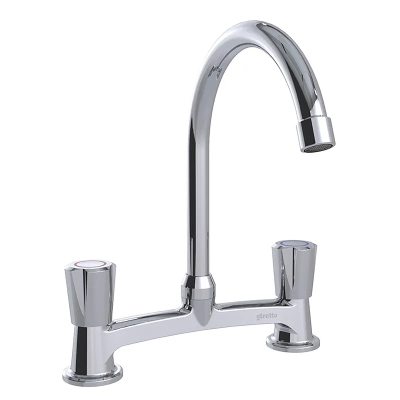 STRETTO - Combinación Lavaplatos 8" Maranello Cromo