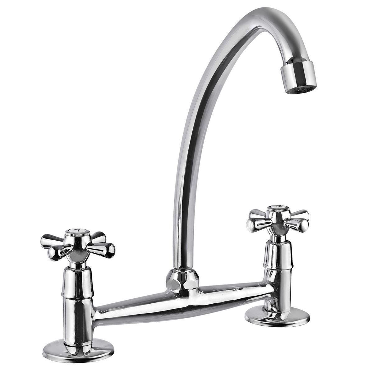 STRETTO - Combinación Lavaplatos 8" Mossini Cruz Cromo