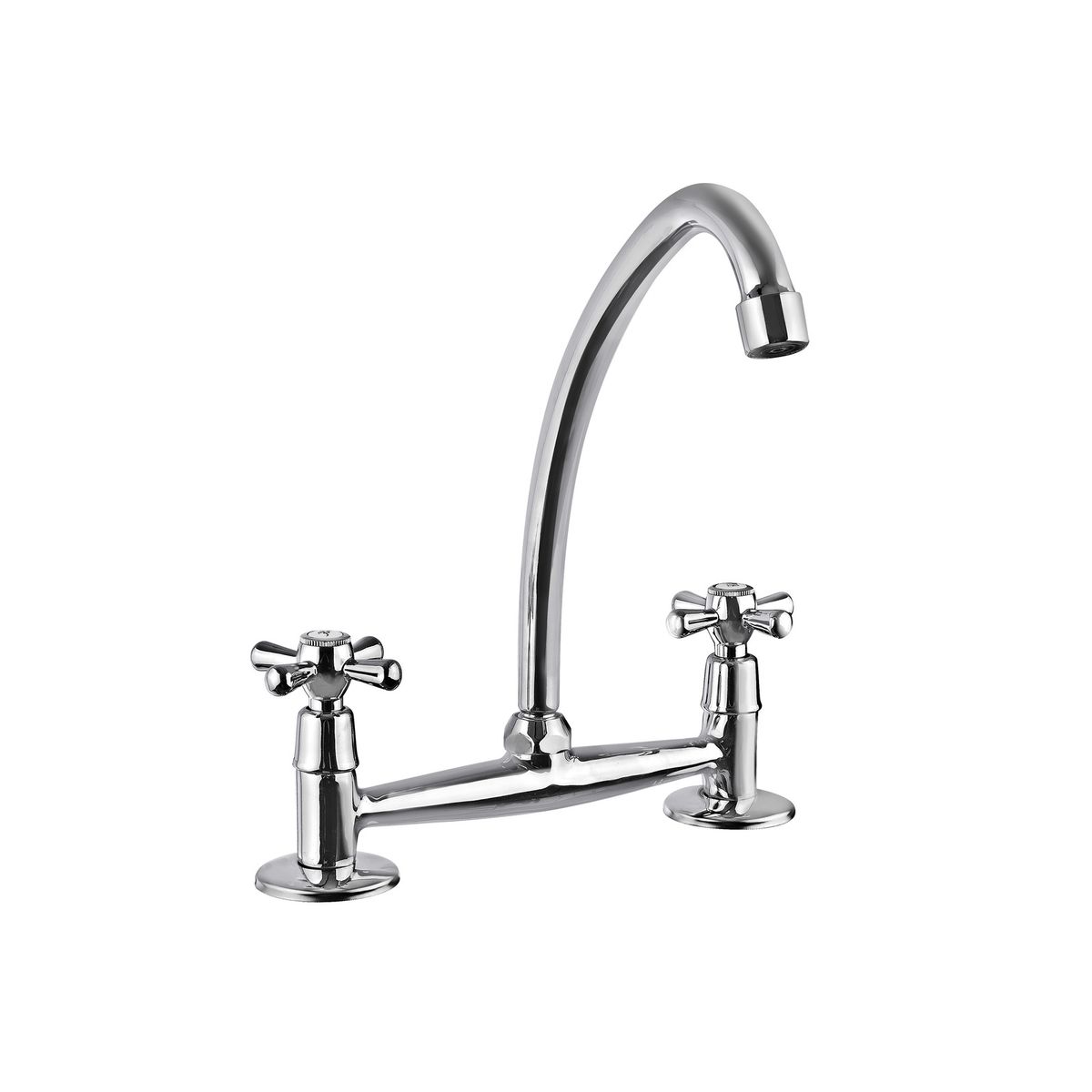 STRETTO - Combinación Lavaplatos 8" Mossini Cruz Cromo