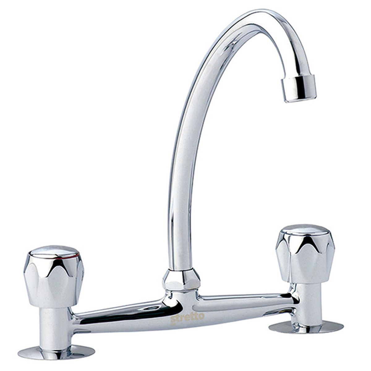 STRETTO - Combinación Lavaplatos 8" Mossini Metal Cromo