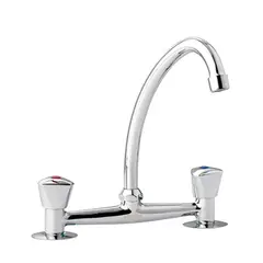STRETTO - Combinación Lavaplatos 8" Tévere Cromo