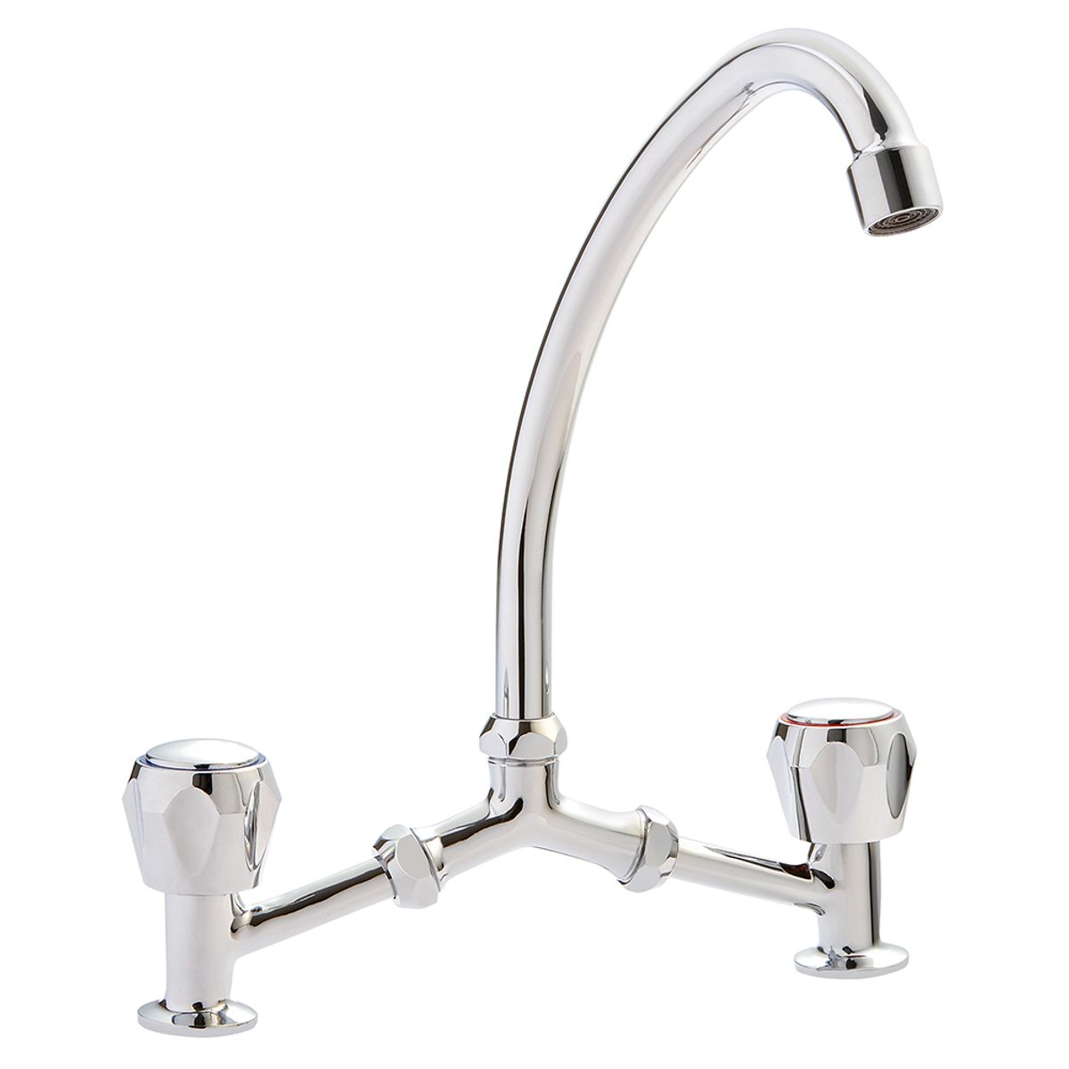 STRETTO - Combinación Lavaplatos 8" Tipo V Mossini Cromo