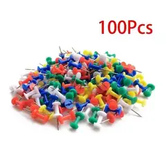 GENERICO - Pins O Tachuelas Para Pizarra / 100 Un.