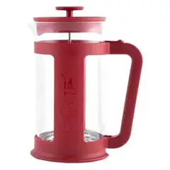 BIALETTI - Cafetera Prensa Francesa Smart 1 litro capacidad Roja