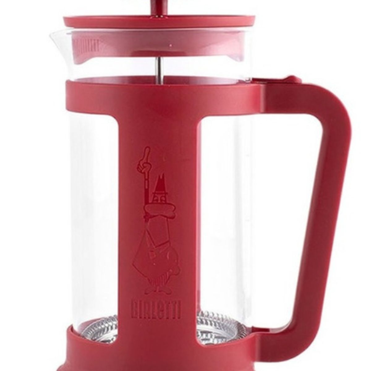 BIALETTI - Cafetera Prensa Francesa Bialetti Smart 1 litro capacidad Roja