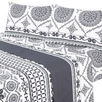 Juego de Sabanas 144 Hilos Plus King Marrakech Gris