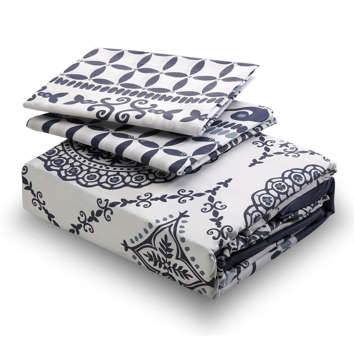 MALLORCA - Juego de Sabanas 144 Hilos Plus King Marrakech Gris