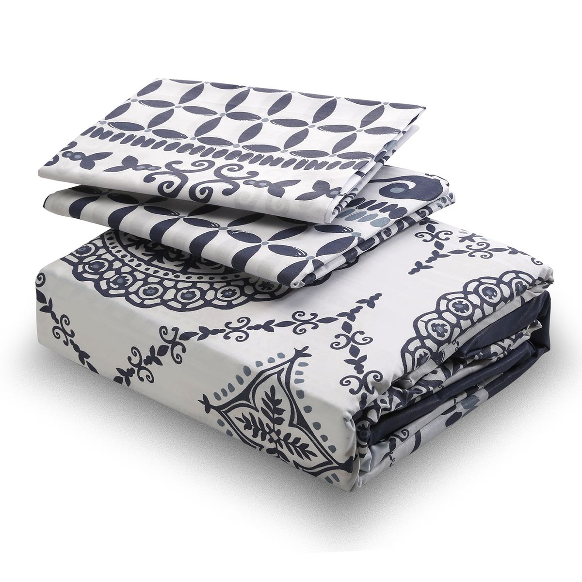 MALLORCA - Juego de Sabanas 144 Hilos Plus 1Pz Marrakech Gris