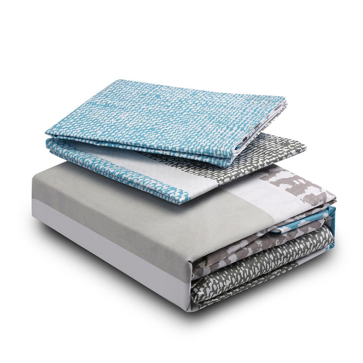 MALLORCA - Juego de Sabanas T144 Plus 15Pz Telar Turquesa