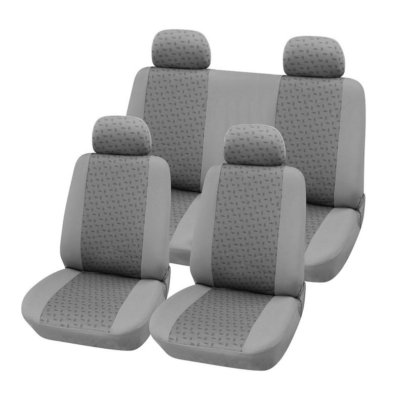 GOODCAR - Funda Cubre Asientos Goodcar 8 Pzs Gris