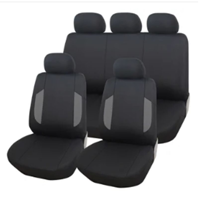 GOODCAR - Funda Cubre Asientos Goodcar 9 Piezas Negro/Gris