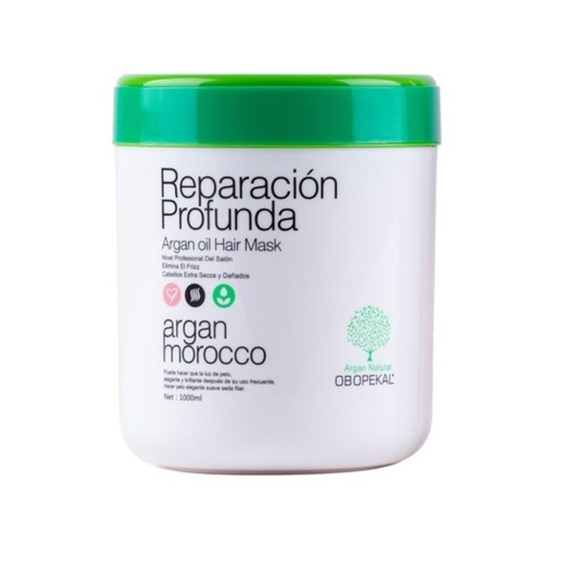OBOPEKAL - Crema Reparación Profunda Argan Oil Hair 1000ml Obopekal