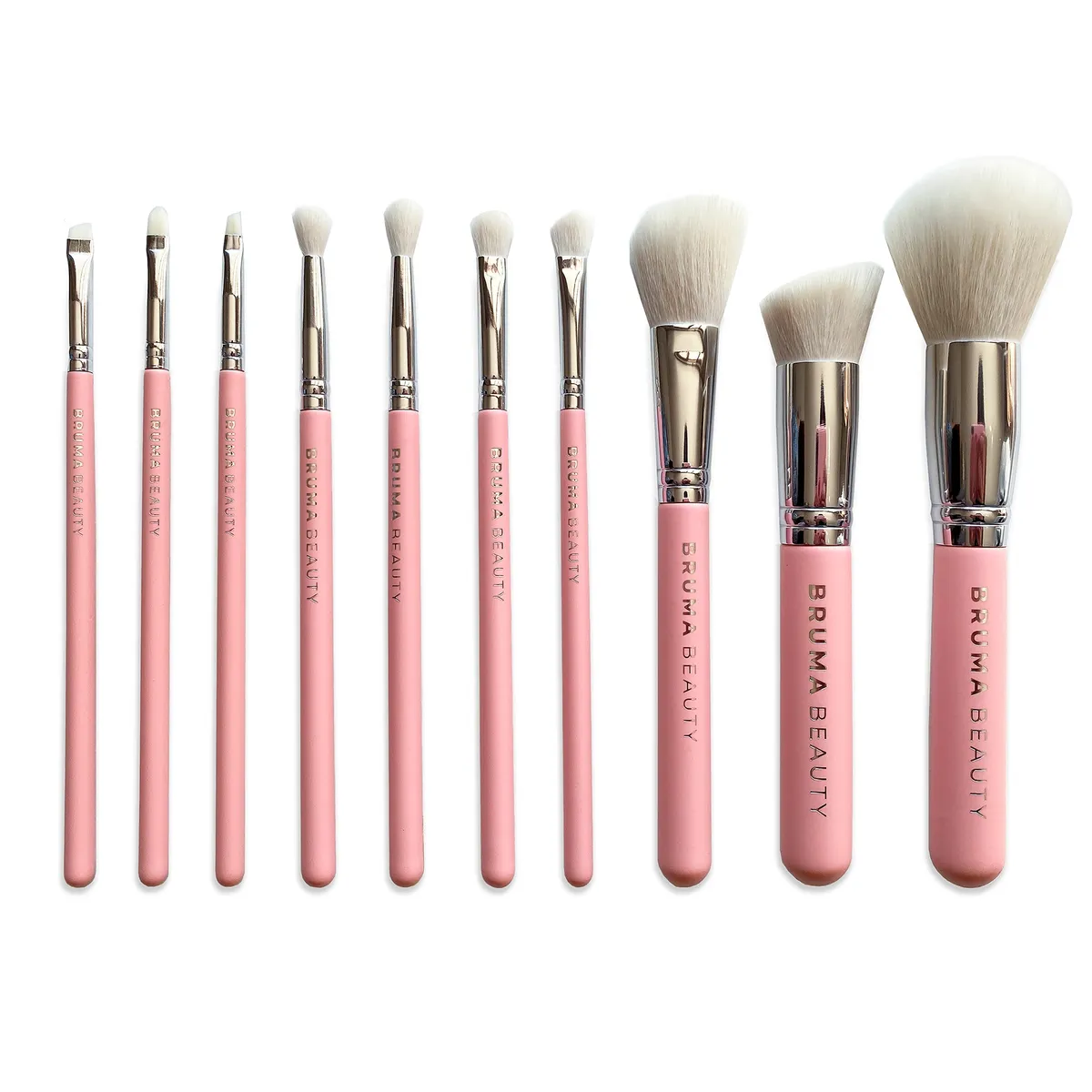 BRUMA BEAUTY - Set de 10 Brochas de maquillaje