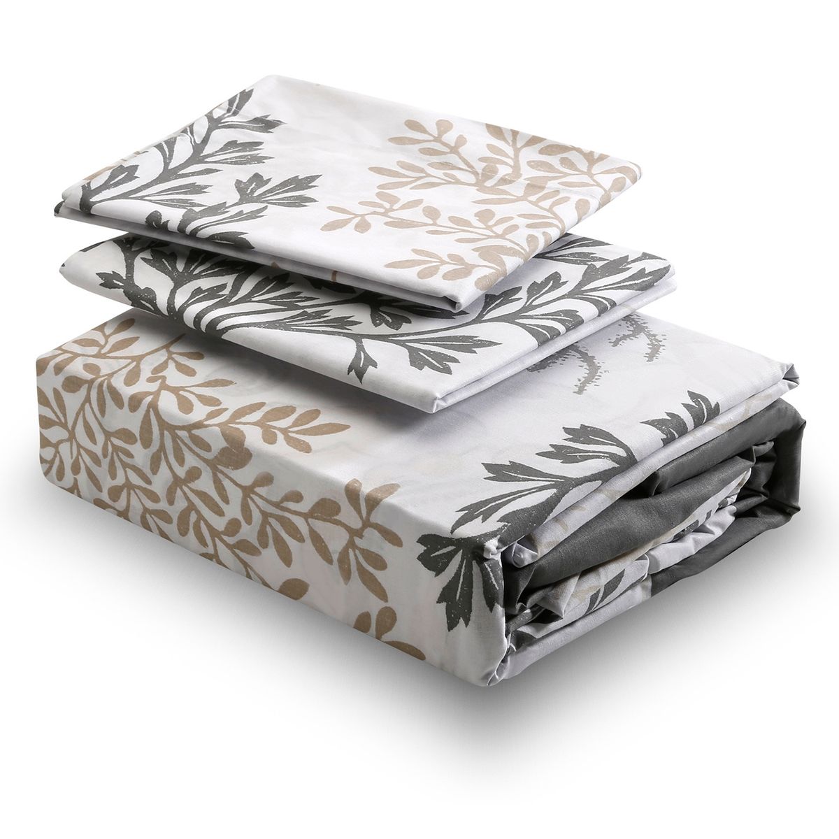 MALLORCA - Juego de Sabanas T144 Plus 2Pz Coral Gris