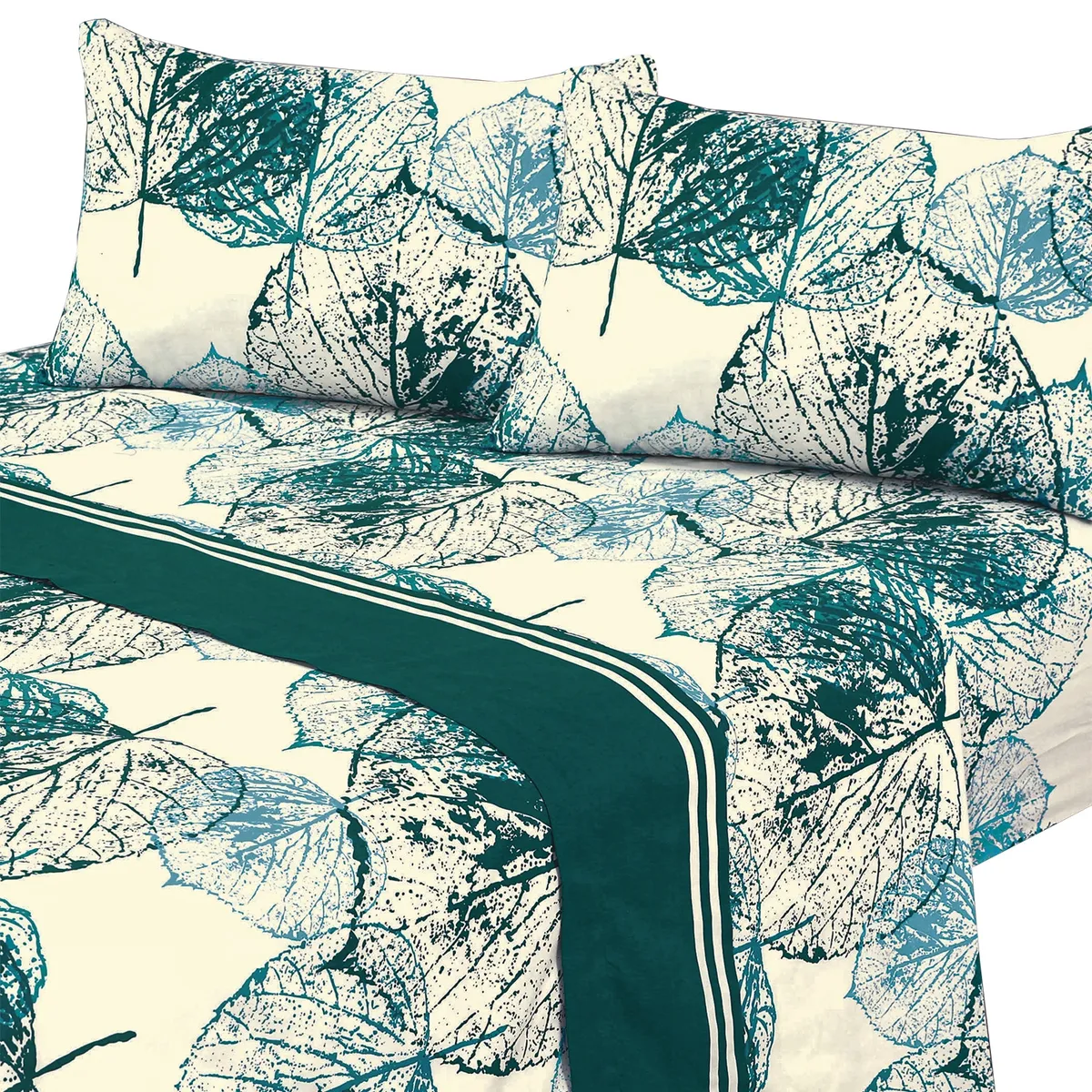 MALLORCA - Juego de Sabanas T144 2Pz Catalina Turquesa