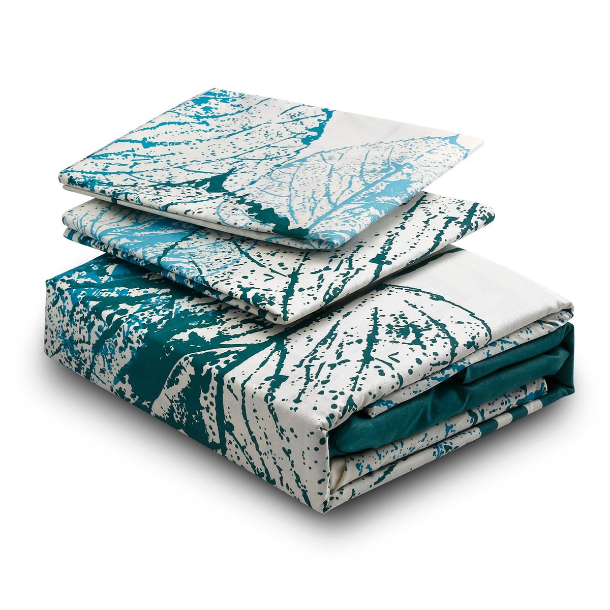 MALLORCA - Juego de Sabanas T144 15Pz Catalina Turquesa