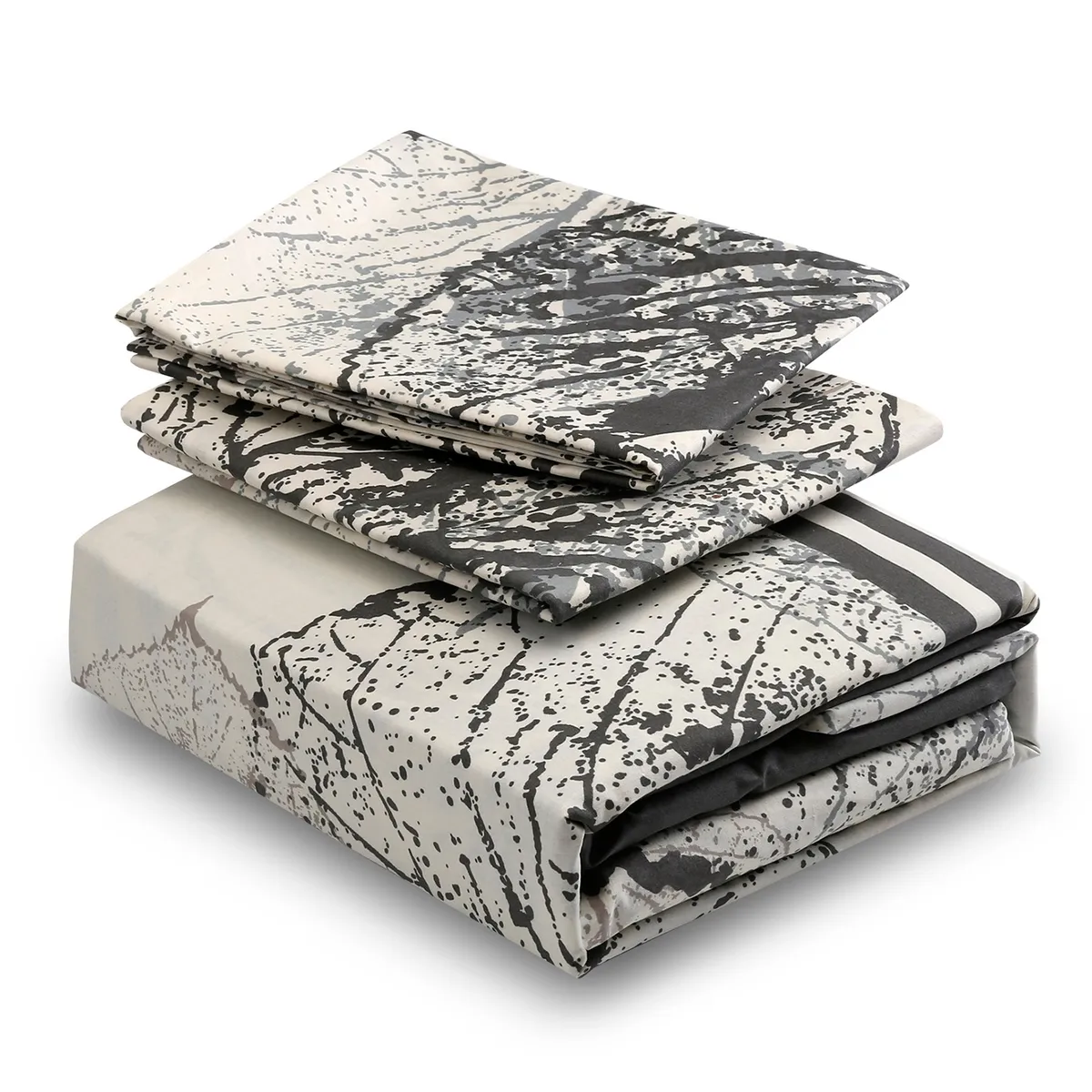 MALLORCA - Juego de Sabanas 144 Hilos 2Pz Catalina Grey