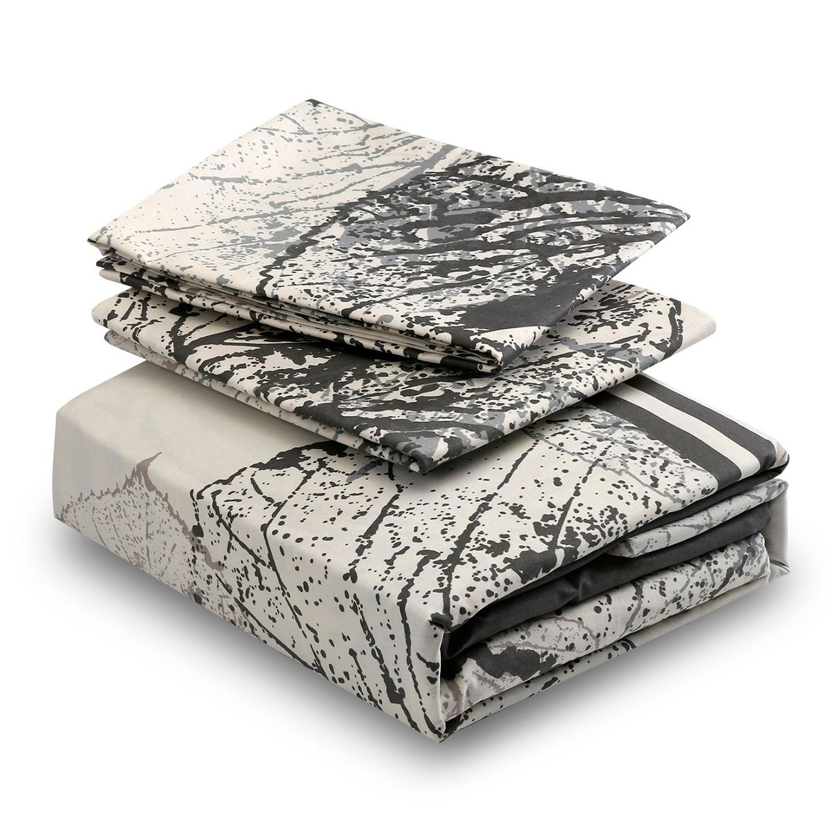 MALLORCA - Juego de Sabanas T144 15Pz Catalina Grey