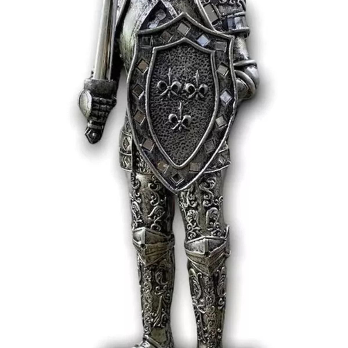 GENERICO - Caballero Armadura Medieval Decorativa Metal - S4128