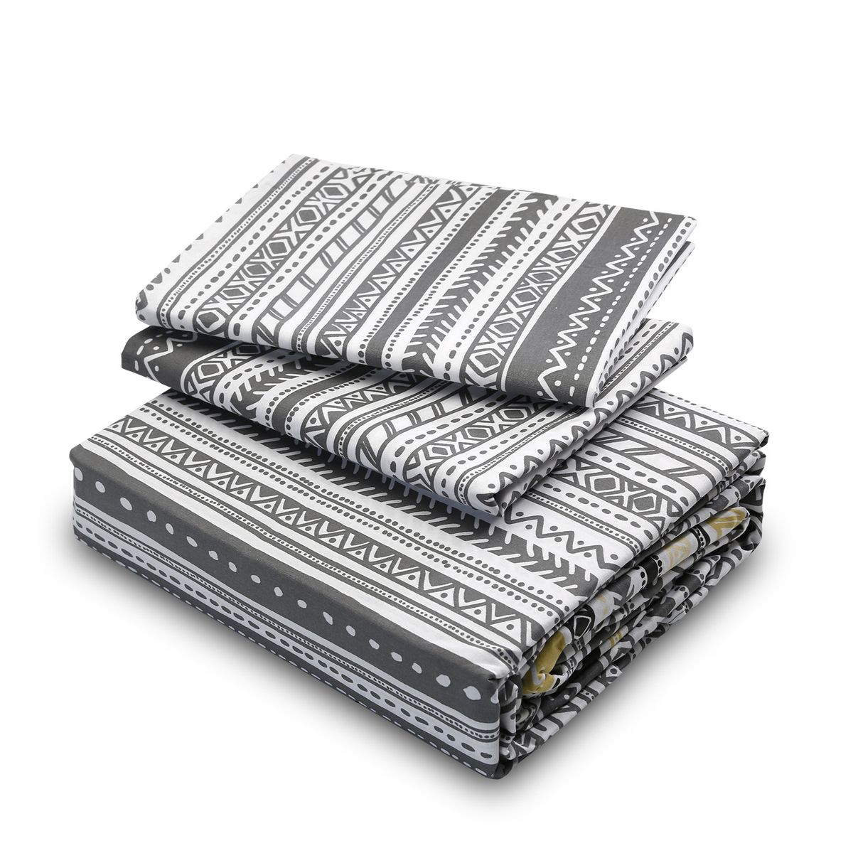 MALLORCA - Juego de Sabanas 144 Hilos 2 Plazas Karachi Grey