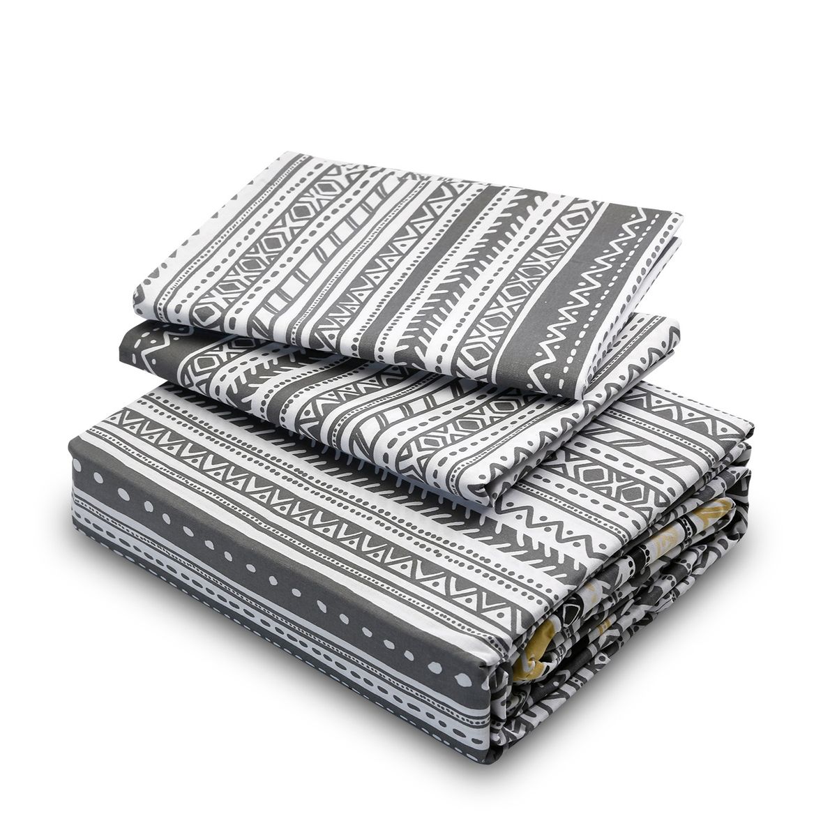 MALLORCA - Juego de Sabanas 144 Hilos 1,5 Plazas Karachi Grey