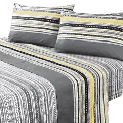 MALLORCA - Juego de Sabanas T144 1 Plaza Karachi Grey