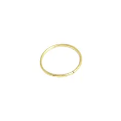 GENERICO - Aros Mujer Piercing Nostril Piercing Argolla 8mm Bañado en Oro