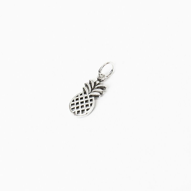 GENERICO - Aros Mujer Colgante Aros Piña 25 mm Plata Philippa Joyas