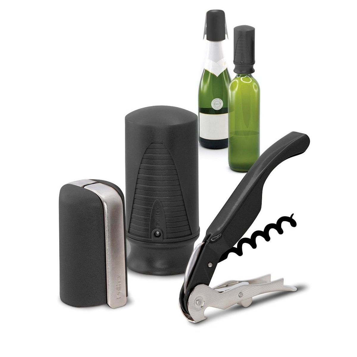 PULLTEX - SET VINO Y CHAMP NEGRO