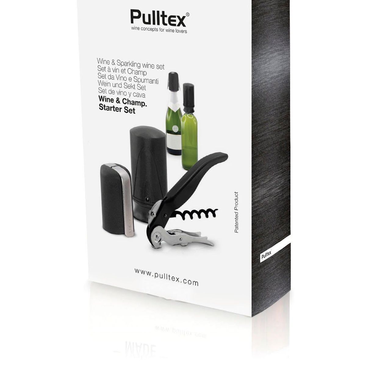 PULLTEX - SET VINO Y CHAMP NEGRO