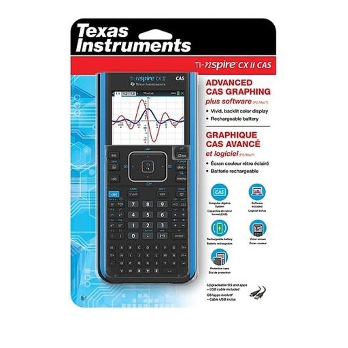 TEXAS - Calculadora Gráfica TI Nspire CX II CAS