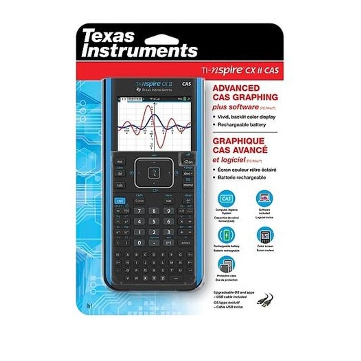 TEXAS - Calculadora Gráfica TI Nspire CX II CAS