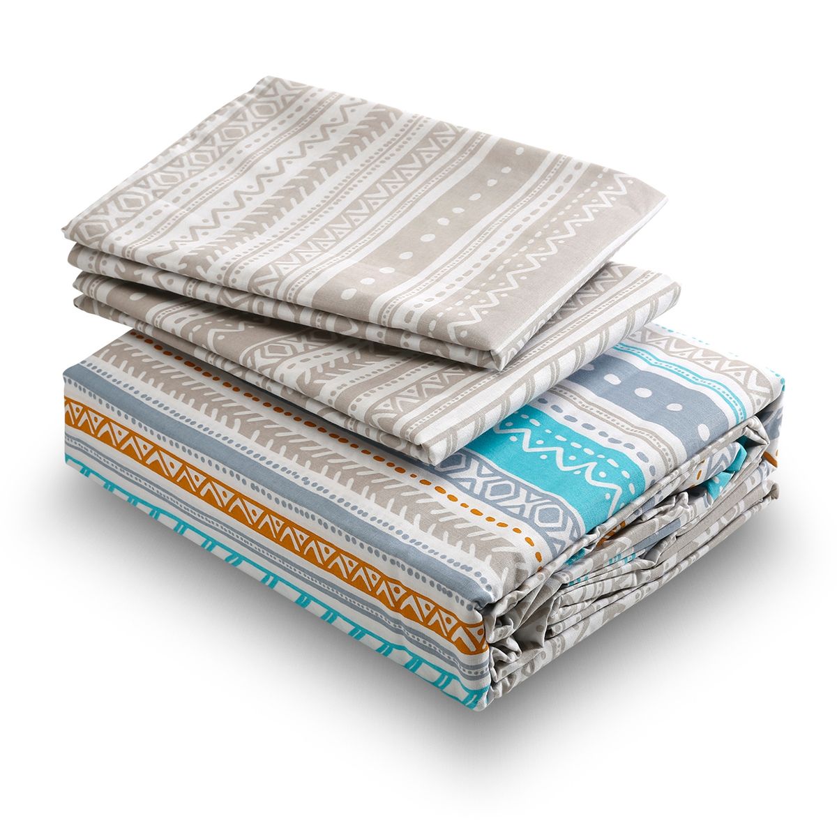 MALLORCA - Juego de Sabanas T144 Superking Karachi Beige