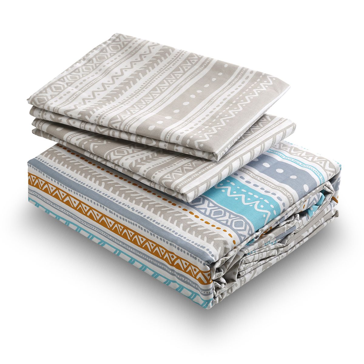 MALLORCA - Juego de Sabanas 144 Hilos King Karachi Beige