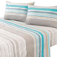 Juego de Sabanas 144 Hilos 2 Plazas Karachi Beige