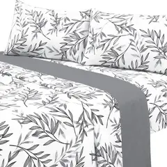 MALLORCA - Juego de Sabanas T144 1 Plaza Ambrosia Grey