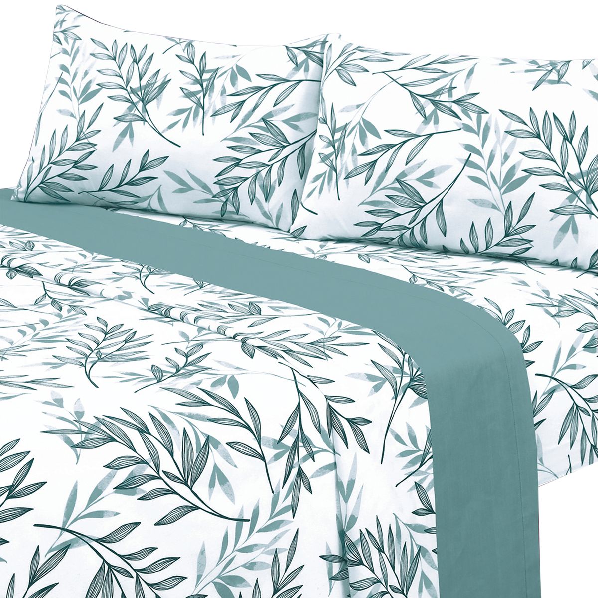 MALLORCA - Juego de Sabanas 144 Hilos King Ambrosia Indigo