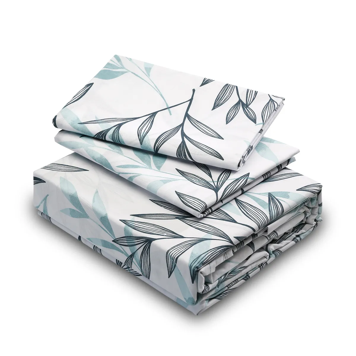 MALLORCA - Juego de Sabanas 144 Hilos King Ambrosia Indigo